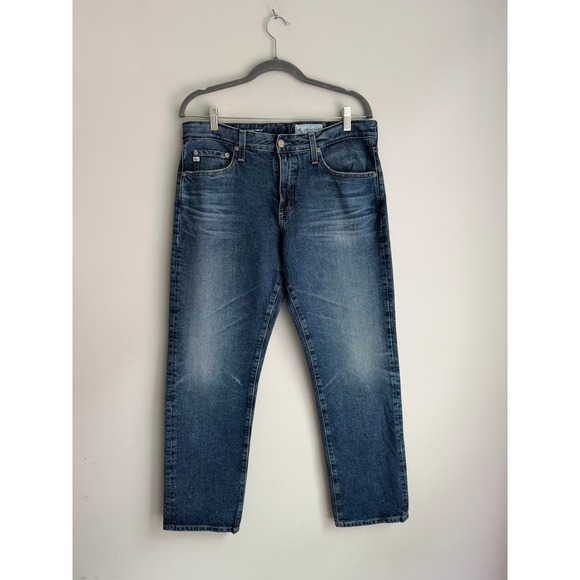 Ag Adriano Goldschmied Denim - AG Adriano Goldschmied Nolan Ankle Jeans Womens 29R Medium Wash‎ Straight Leg